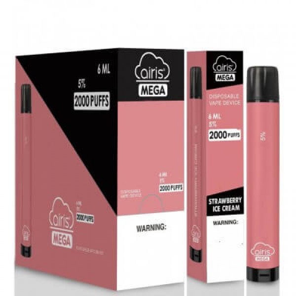 Airis Mega Disposable Vape 2000 Puffs * Adjustable Airflow