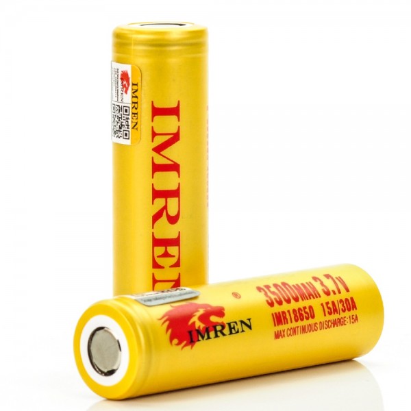 2-Pack Imren 18650 3500mah Batteries 6925860400682