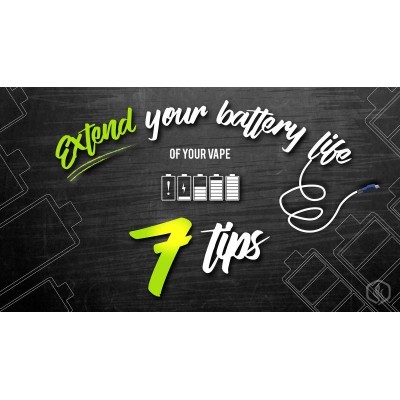7 Tips To Prolong The Life Of Your Vaporizer Battery