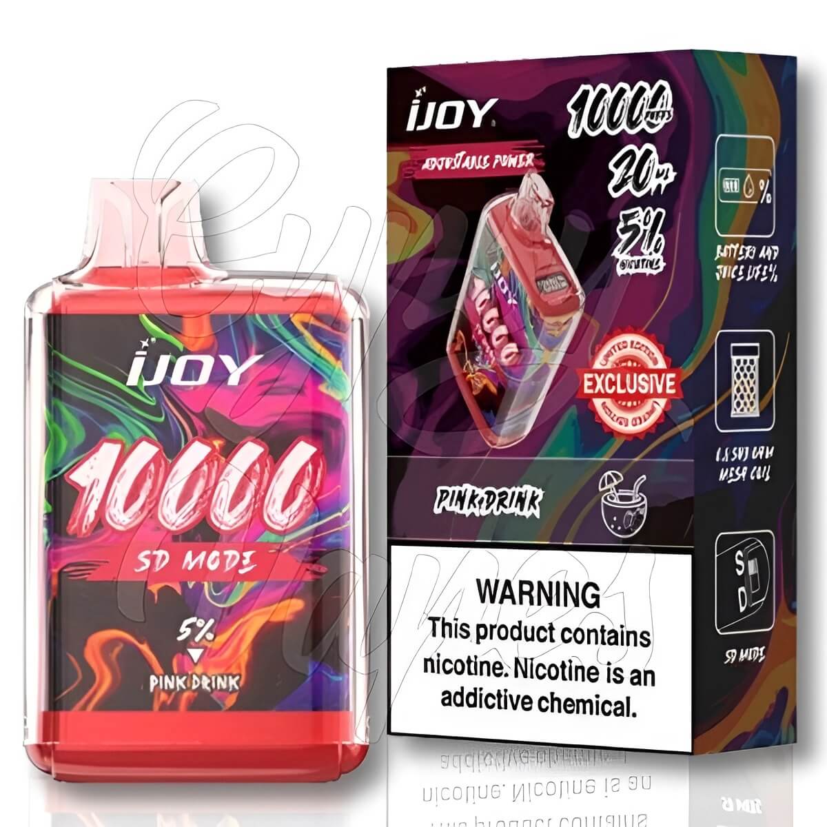 what is sd mode on a vape iJoy 10000 Puffs Disposable Color:Prussian Blue Voopoo Drag X 80W Uwell Caliburn G4 Pod